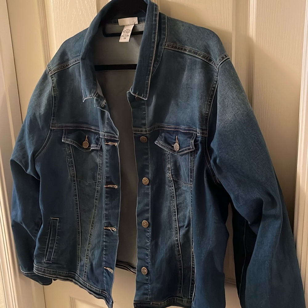 Penelope’s closet Jean jacket 3x-CLEARANCE!